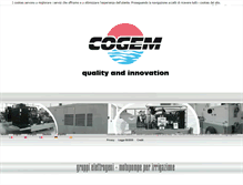 Tablet Screenshot of cogem.it